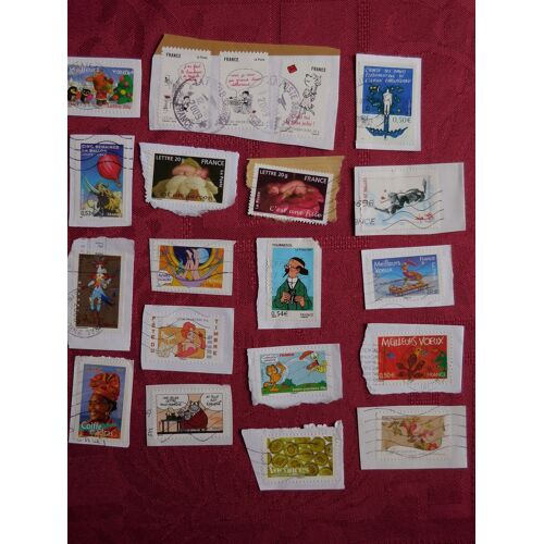 Timbres Sur Fragments Français