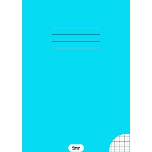 A4 5mm Square Exercise Book: Squared Paper Notebook A4 | Maths Exercise Book 5mm Square A4 | (0.5 Cm) - 120 Pages.