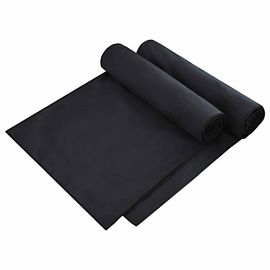 Vidaxl Serviettes De Transat 2 Pcs Noir 210 X 75 Cm