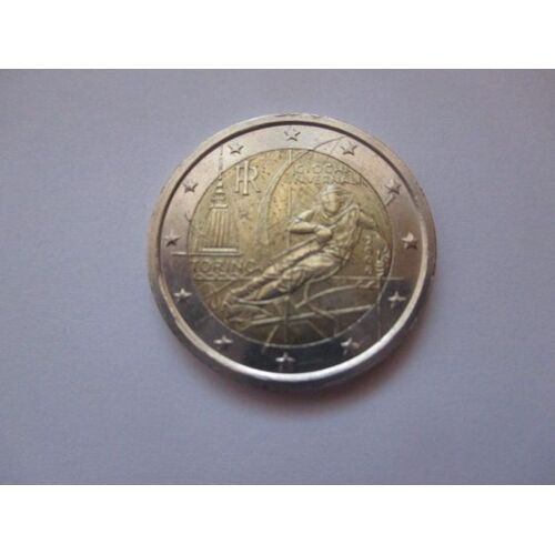 Pièce De 2 Euros - Italie - Jeux Olympiques D,Hiver À Turin - 2006..