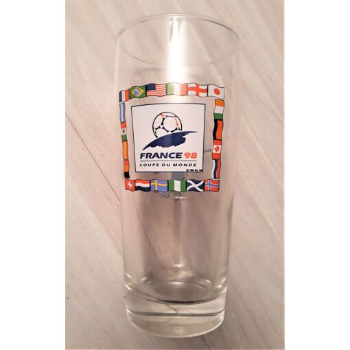Lot de 3 verres COUPE DU MONDE FRANCE 98 Equipe de France de football