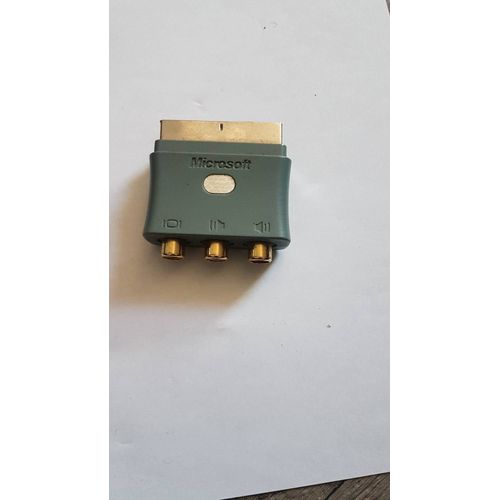 Prise Péritel Rgb À 3 Rca Av Composite Femelle Adaptateur Pour Console De Jeux