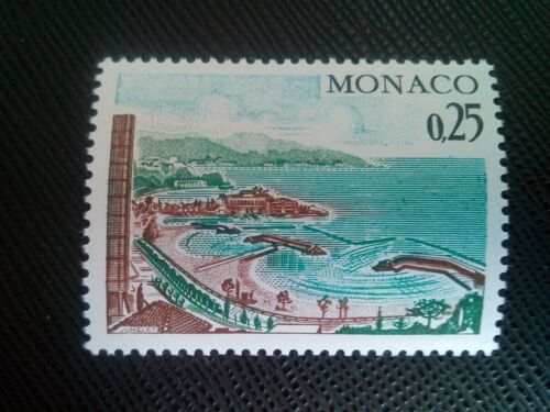 Timbre Monaco Y T 986 Plage De Monte-Carlo 1974 ( 100607 )