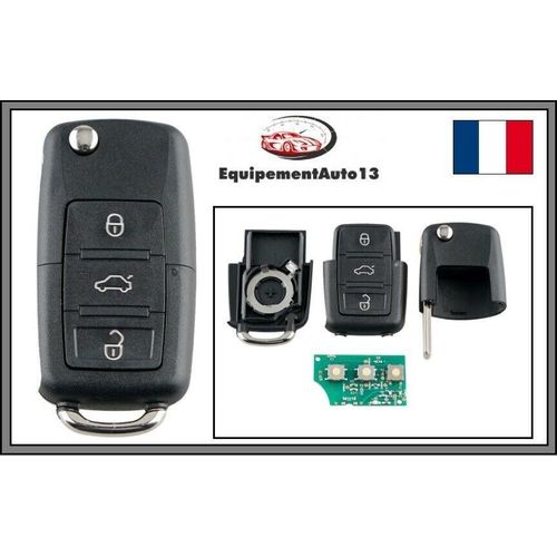 Clé Vierge Compatible Volkswagen Polo Golf Passat Beetle Skoda Id48 1j0959753ah