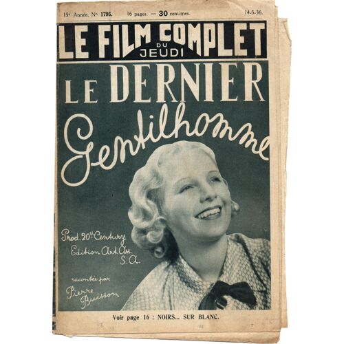 Le Film Complet Du Jeudi Le Dernier Gentilhomme 1795