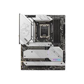 MSI MPG Z690 FORCE WIFI - Carte-mère - ATX - Socket LGA1700 - Z690 Chipset - USB-C Gen2, USB 3.2 Gen 1, USB 3.2 Gen 2, USB-C Gen 2x2 - 2.5 Gigabit LAN, Wi-Fi 6, Bluetooth - carte graphique embarquée (unité centrale requise) - audio HD (8 canaux)