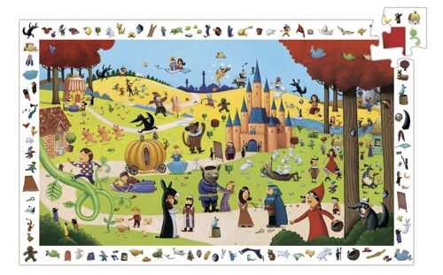 Djeco Puzzle Observation - Les Contes - 54 Pièces