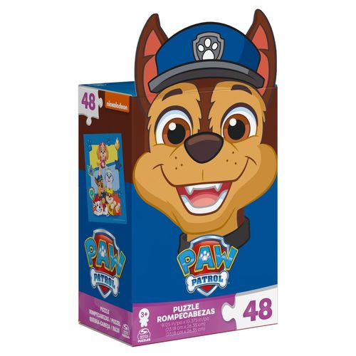 Games Puzzle Boite Personnage 48 Pieces Carton Chase La Pat' Patrouille