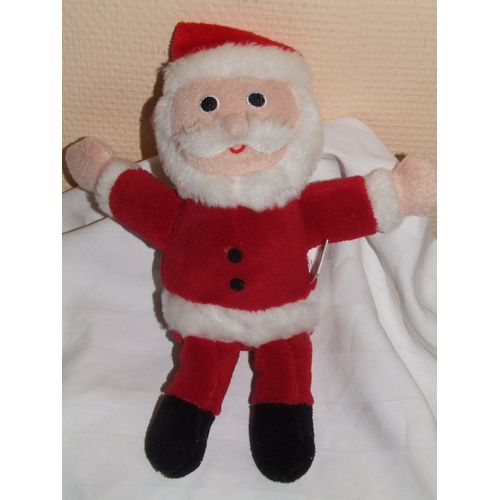 Père Noël Doudou Peluche De 25 Cm