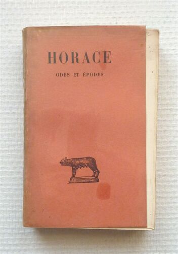 Tome I : Odes Et Épodes.