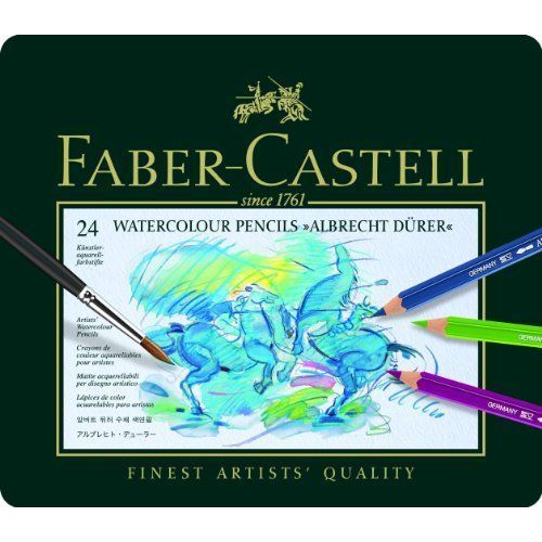 Faber-Castell Boite Métal De 24 Crayons Aquarellables "Albrecht Dürer"