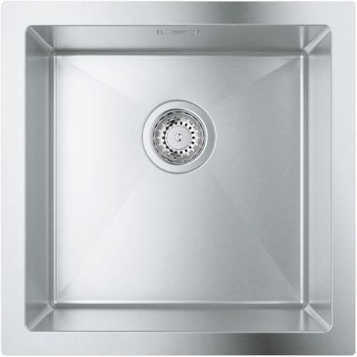 GROHE Évier en acier inoxydable K700 31578SD1 - A encastrer - 1 bac - sans égouttoir - 46.4x46.4 cm - Inox