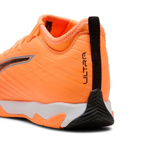 Puma Chaussures De Futsal Mi Hautes Ultra 6 Match Enfant Et Adolescent Chaussures Heat Fire/noir/glowing Rouge