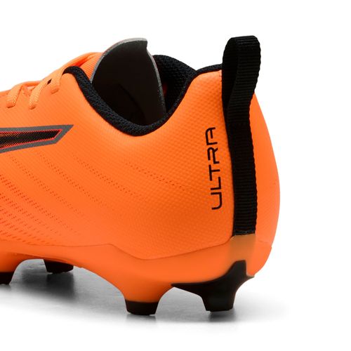 Puma Chaussures De Football Ultra 6 Play Fg/ag Enfant Et Adolescent Chaussures Heat Fire/noir/glowing Rouge
