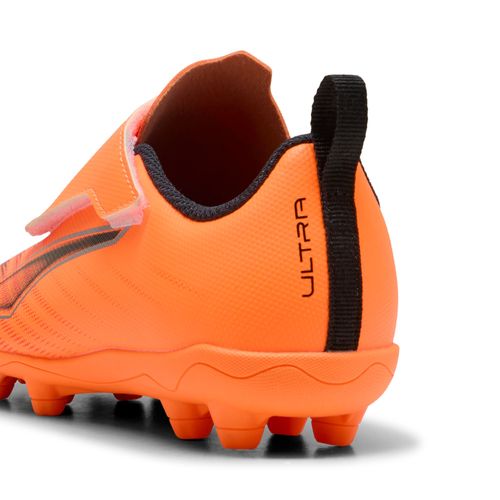 Puma Chaussures De Football Ultra 6 Play Fg/ag Enfant Chaussures Heat Fire/noir/ultra Bleu
