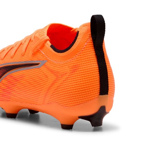 Puma Chaussures De Football Ultra 6 Pro Fg/ag Enfant Et Adolescent Chaussures Heat Fire/noir/glowing Rouge