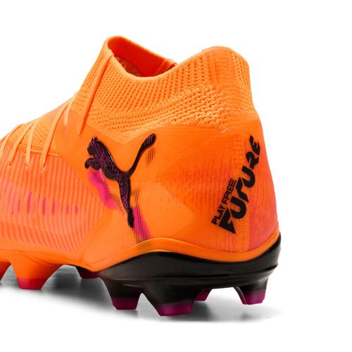 Puma Chaussures De Football Future 8 Pro Fg/ag Unisexe Chaussures Heat Fire/noir/ravish