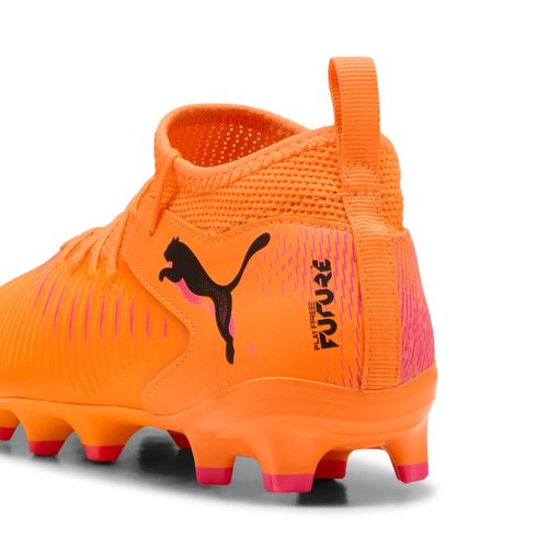 Puma Chaussures De Football Future 8 Match Fg/ag Enfant Et Adolescent Chaussures Heat Fire/noir/ravish