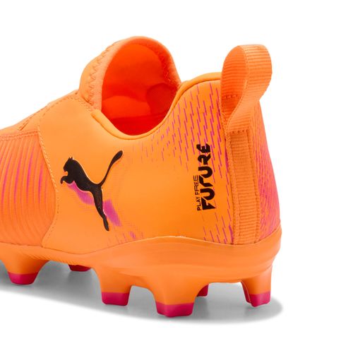 Puma Chaussures De Football Sans Lacets Future 8 Match Fg/ag Enfant Et Adolescent Chaussures Heat Fire/noir/ravish