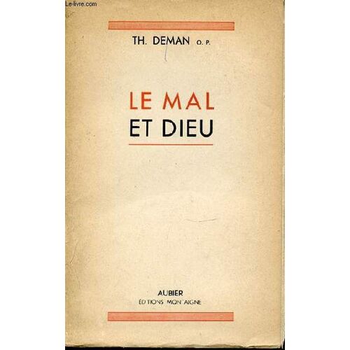 Le Mal Et Dieu.