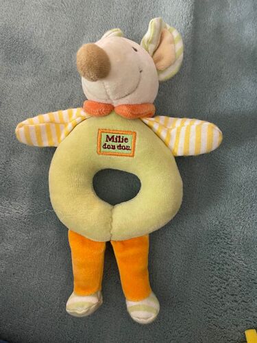 Doudou Peluche Doudou Et Compagnie  Souris Milie Doudou Grelot 