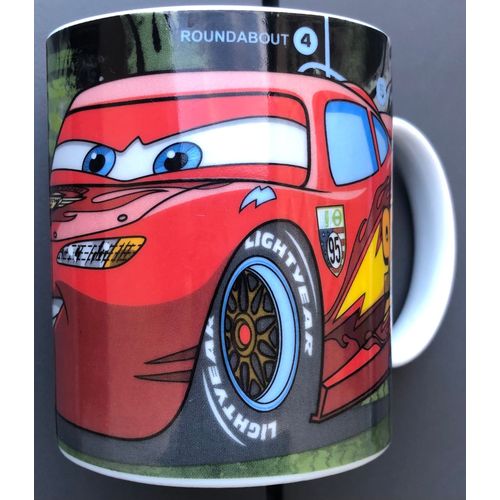 Tasse Cars World Grano Prix, Pixar, Disney, Dessin Animé, Animation, Mug, Verre, Figurine