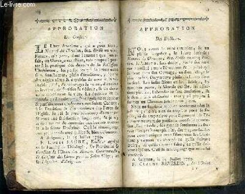 Manuel Du Chretien En 5 Parties.