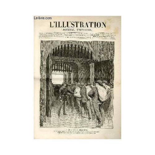 L'illustration Journal Universel N° 2282-Gravures : La Relégation Des Récidivistes : Les Dortoirs, La Salle De Réfectoire, La Cour-Promenoir, L'embarquement - Paul Bert - Le Fils De Porthos ...