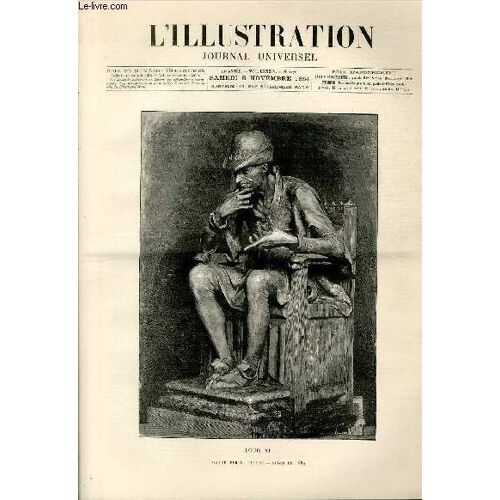 L'illustration Journal Universel N° 2176-Gravures : Louis Xi : Platre De M. Baffier (Salon De 1884) - Macbeth Au Théatre De L'odéon - M. Paul Mounet Dans Le Role De Macbeth - L'exposiotn De ...
