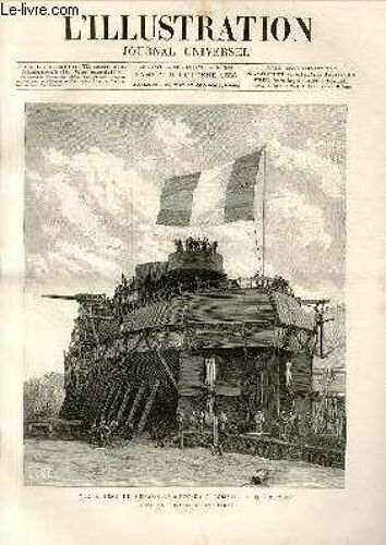 L'illustration Journal Universel N° 2276-Gravures : Mise À L'eau Du Cuirassé De 1er Rang Le Hoche À Lorient - Le Nouveau Lycée De Rochefort - Le Monument De Besançon - La France Aux ...