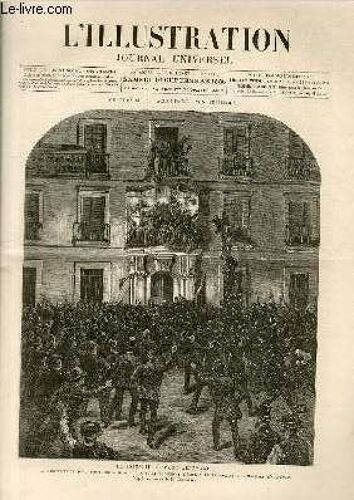 L'illustration Journal Universel N° 2221 + Supplement : Gravures : Le Conflit Hispano-Allemand - Passage À La Nage Des Cours D'eau Pr La Cavalerie - Une Halte Pendant Les Grandes Manoeuvres ...