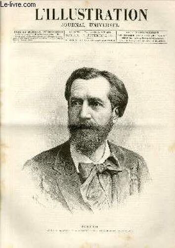 L'illustration Journal Universel N° 2281-Gravures : Bartholdi : Auteur De La Statue De La Liberté - L'enterrement Du Doyen Des Notaires De Paris - La Misère À Paris : Le Passage Longcheval ...