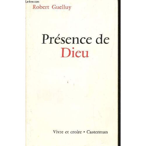 Presence De Dieu / Collection Vivre Et Croire