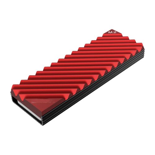 Dissipateur thermique en Silicone et aluminium, 2280 SSD NVME, coussin de refroidissement avec coussin thermique pour PC M.2 PCIE