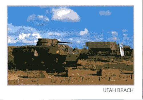 Ww2 - Cp - Auto-Mitrailleuse Ffl Au Musée D'utah Beach