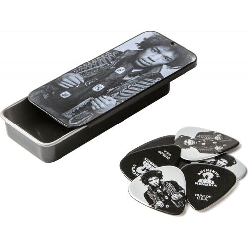 Dunlop Jhct14h - Boîte De 6 Médiators Jimi Hendrix Mankowitz