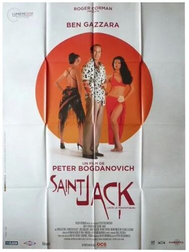 Saint Jack (Jack Le Magnifique) - Véritable Affiche De Cinéma Pliée - Format 120x160 Cm - De Peter Bogdanovich Avec Ben Gazzara, Denholm Elliott, James Villiers - 1979 Réédition 2018