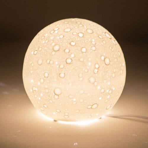 Lampe À Poser Lune De Porcelaine