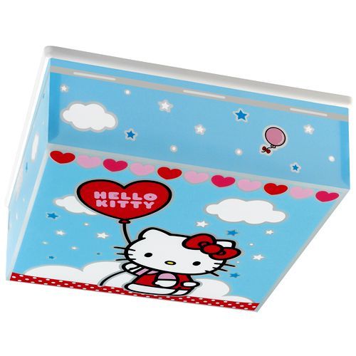 Plafonnier Carré Hello Kitty