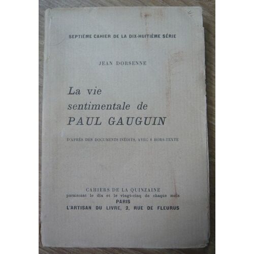 La Vie Sentimentale De Paul Gauguin