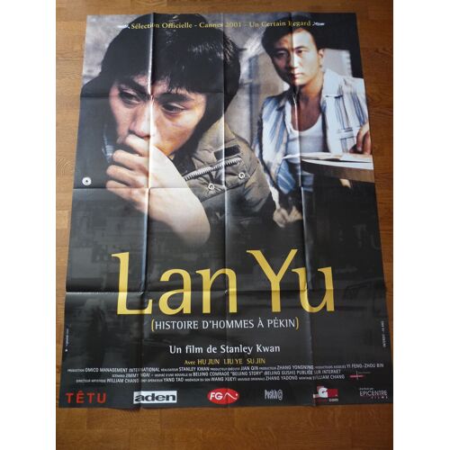 Lan Yu, Histoire D'hommes À Pékin De Stanley Kwan Avec Liu Ye, Hu Jun  - Affiche Originale De Film Format 120 X 160 Cm