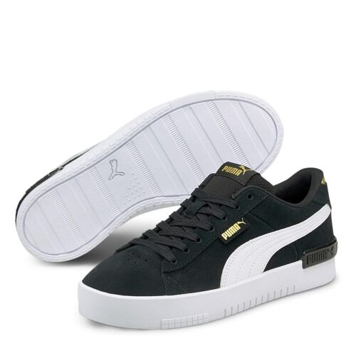 Puma Jada Chaussures En Daim Baskets Basses De Ville Noirs
