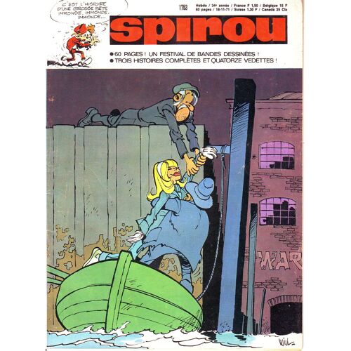 Spirou  N° 1753 Du 18/11/1971 -