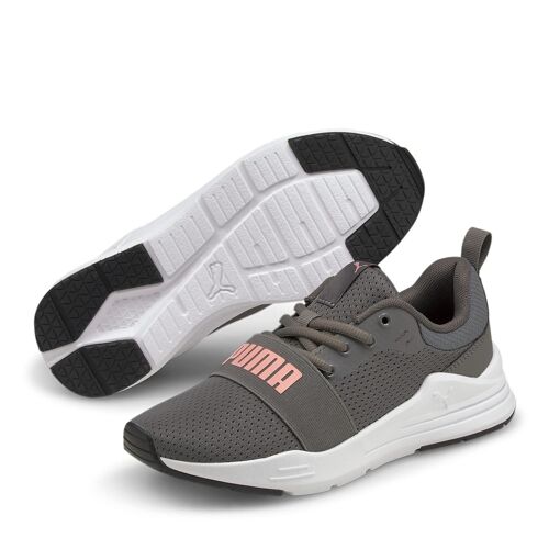 Puma Wired Baskets De Sport Athlétisme Chaussures Fillessgris