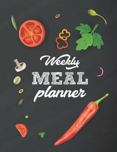 Weekly Meal Planner: Menu Planning Pages With Weekly Grocery Shopping List.