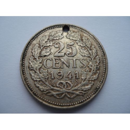 Pays-Bas 25 Cents 1941