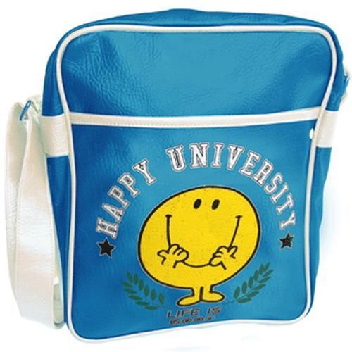 Besace bleue Mr Happy