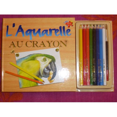 L'aquarelle Au Crayon - L'art A Portée De Main Crayons Fournis