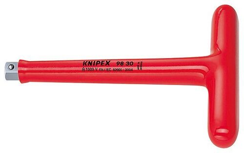 Knipex Poignée transversale en T avec carré mâle 3/8"" 200 mm - 98 30