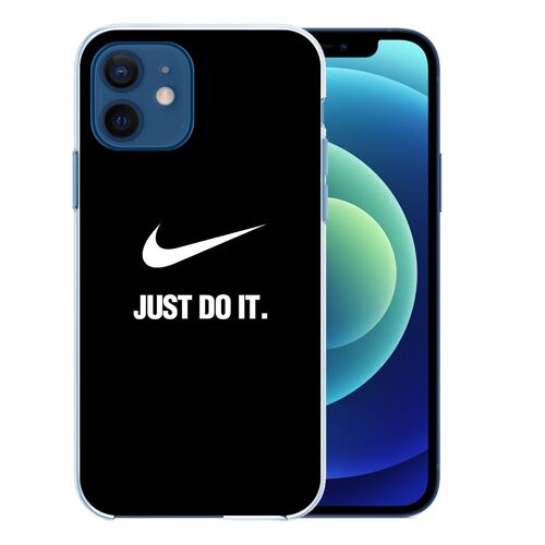 Coque pour iPhone 12 mini - Nike Just Do It Noir